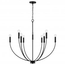 Capital 452191MB - 8-Light Chandelier in Matte Black