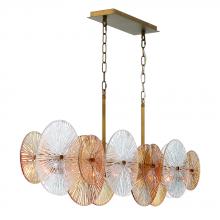 Eurofase 44570-019 - Sue-anne 8 Light Chandelier in Plated Brass