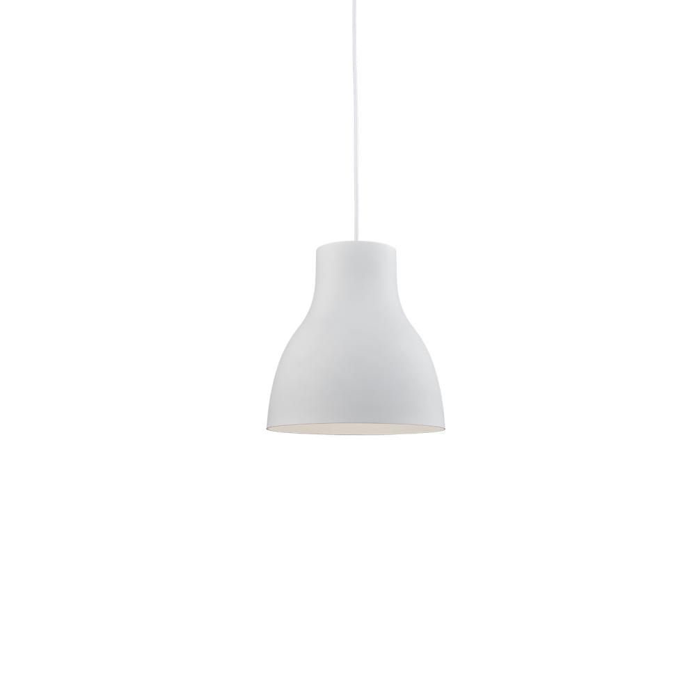 Cradle 13-in White 1 Light Pendant