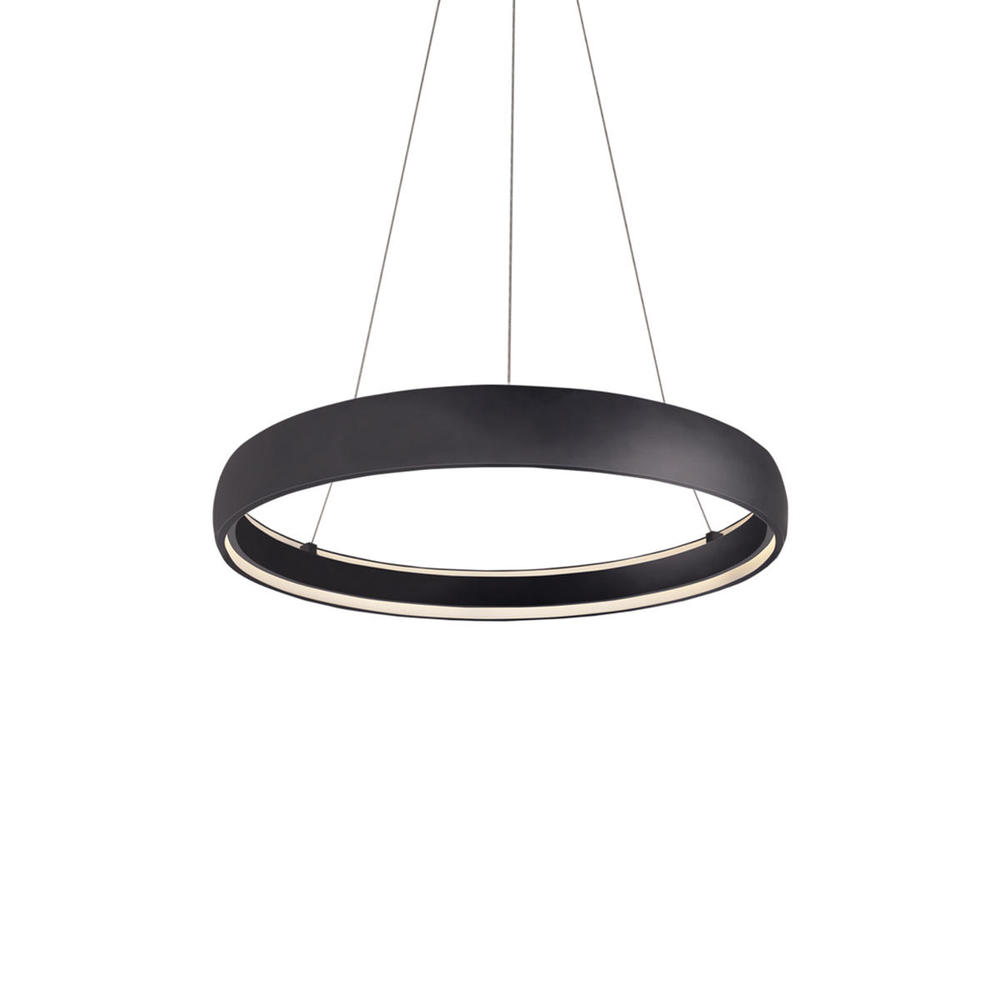 Halo 35-in Black LED Pendant