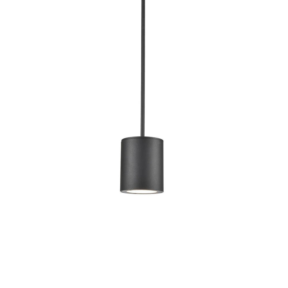 Lamar Black LED Exterior Pendant