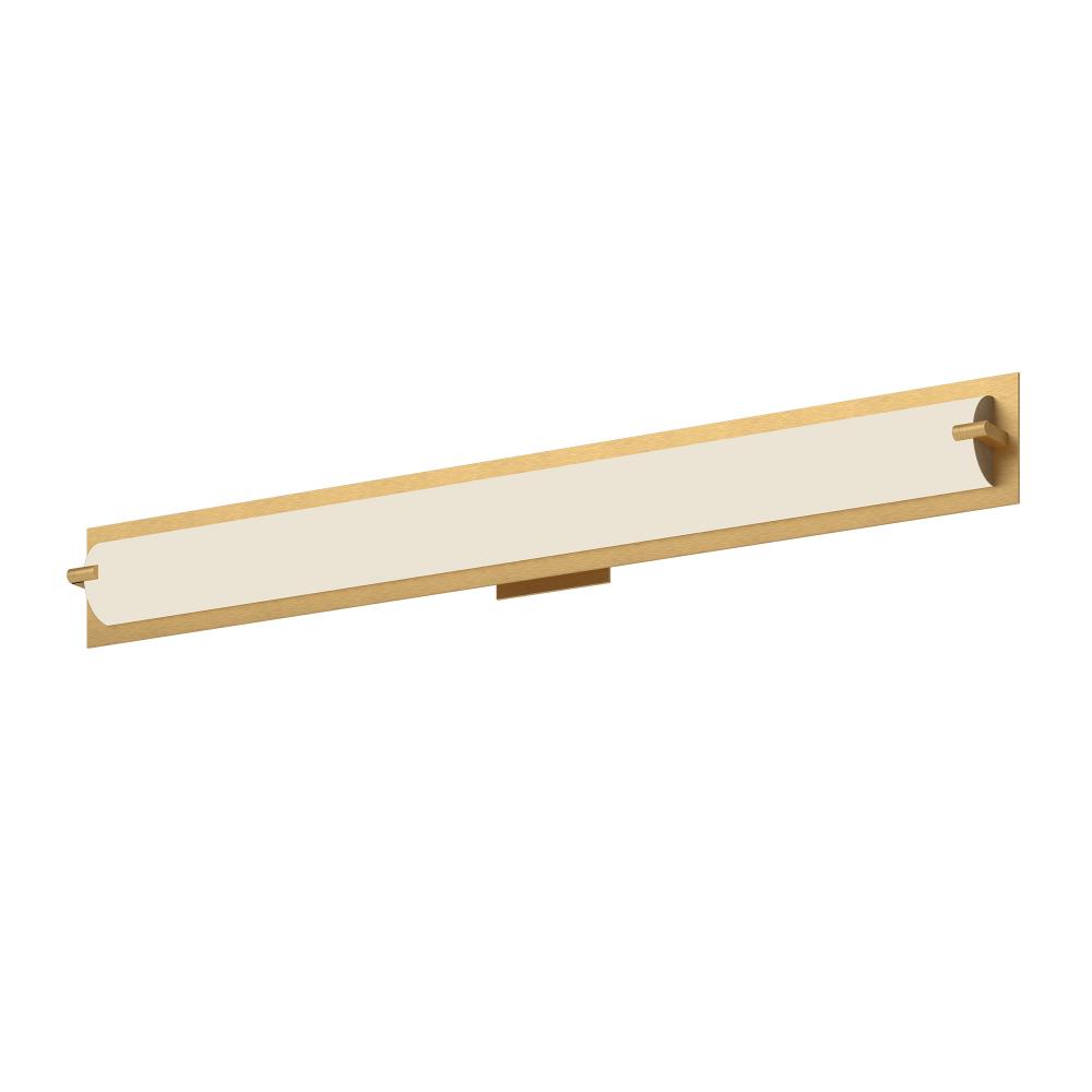 Lighthouse 38-in Brushed Gold LED Vanity