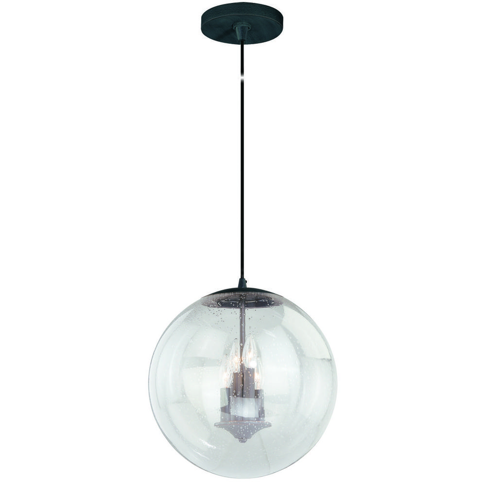 630 Series 15.75-in Pendant Black Iron