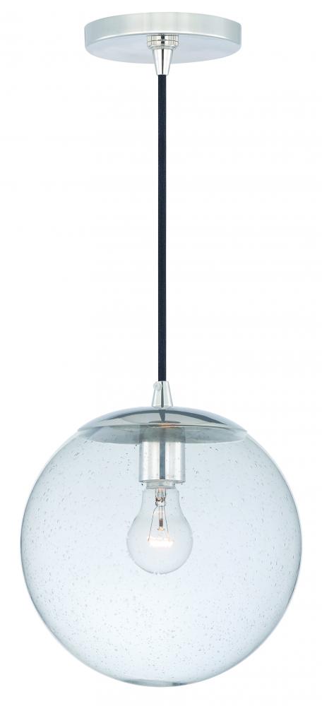 630 Series 10.75-in Mini Pendant Polished Nickel