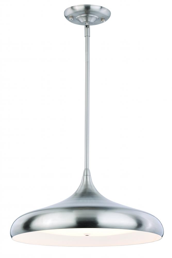 Bacio Instalux 16-in LED Pendant Satin Nickel