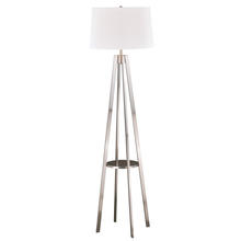 Vaxcel International L0008 - Perkins Floor Lamp Satin Nickel