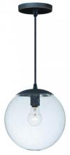 Vaxcel International P0163 - 630 Series 10.75-in Mini Pendant Black Iron