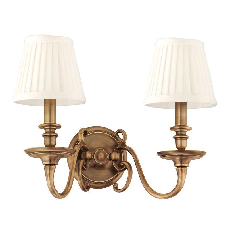 2 LIGHT WALL SCONCE