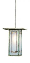 Arroyo Craftsman FSH-9LC-BK - 9" franklin long body stem hung pendant