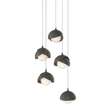  131125-SKT-LONG-05-07-GG0711 - Brooklyn 5-Light Double Shade Pendant