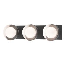 Hubbardton Forge 201378-SKT-10-02-GG0711 - Brooklyn 3-Light Straight Double Shade Bath Sconce