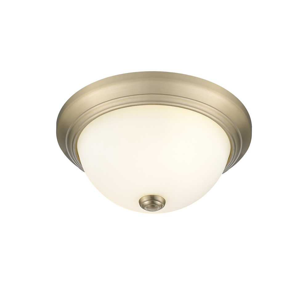 2-Light Flushmount Ceiling Light Modern Gold