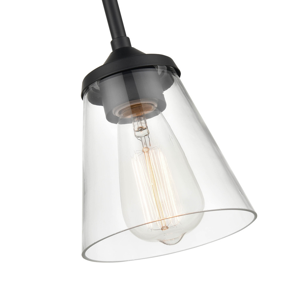 Josleen 1-Light Pendant light Matte Black