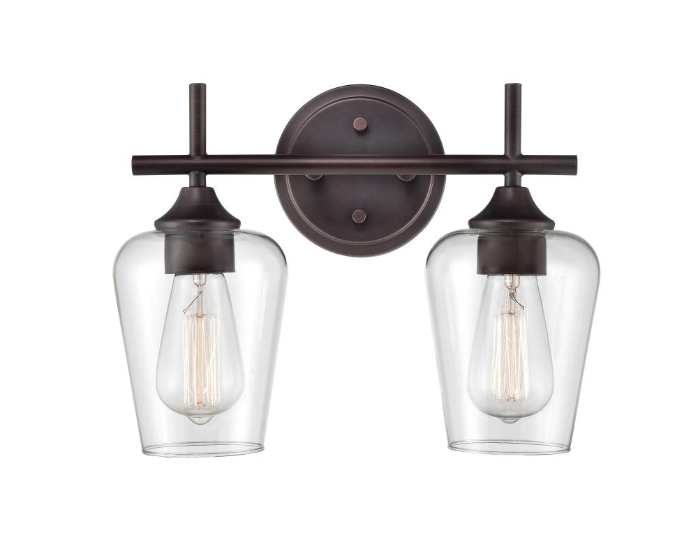 Ashford 2-Light Vanity Rubbed Bronze