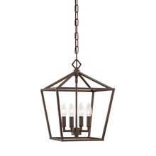  3234-RBZ - 4-Light Pendant light Rubbed Bronze