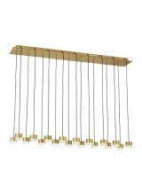 Visual Comfort & Co. Modern Collection 700TRSPGBL18TNB-LED930120 - Gable 18 Light Chandelier