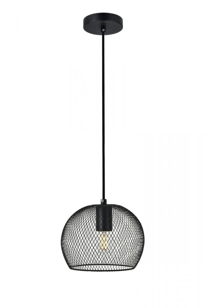 Keller 1 Light Black Pendant