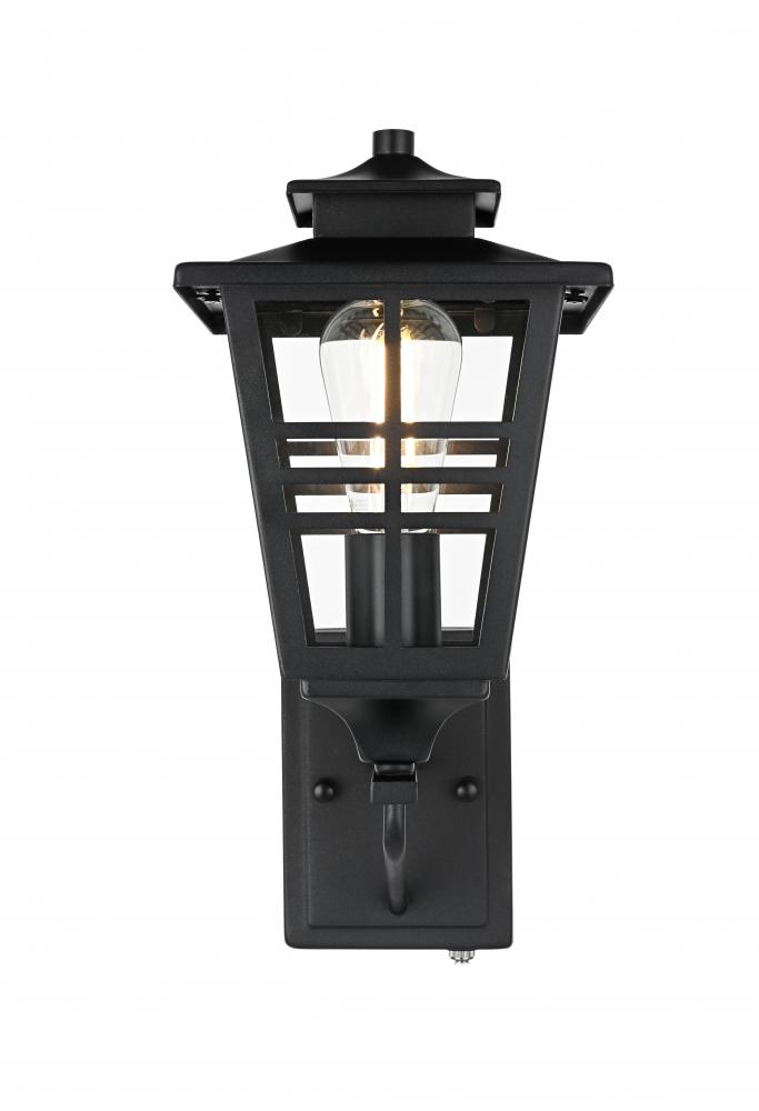 Macon 7 inch Outdoor Pendant in Black