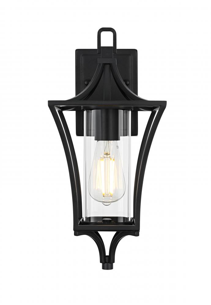 Belgrade 7 inch Outdoor Pendant in Black