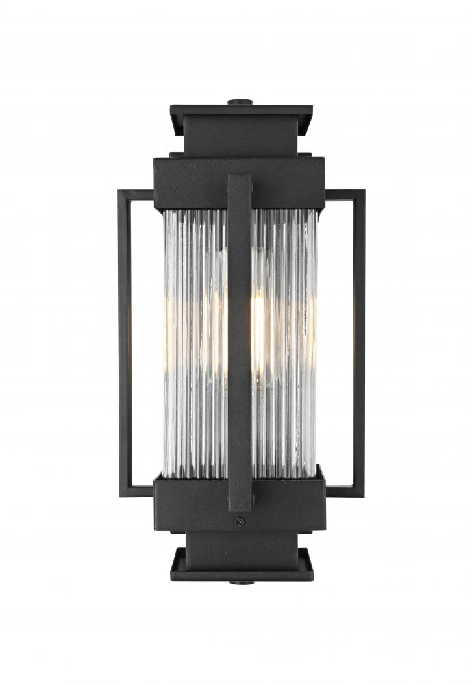 Harlan 7 inch Outdoor Pendant in Black