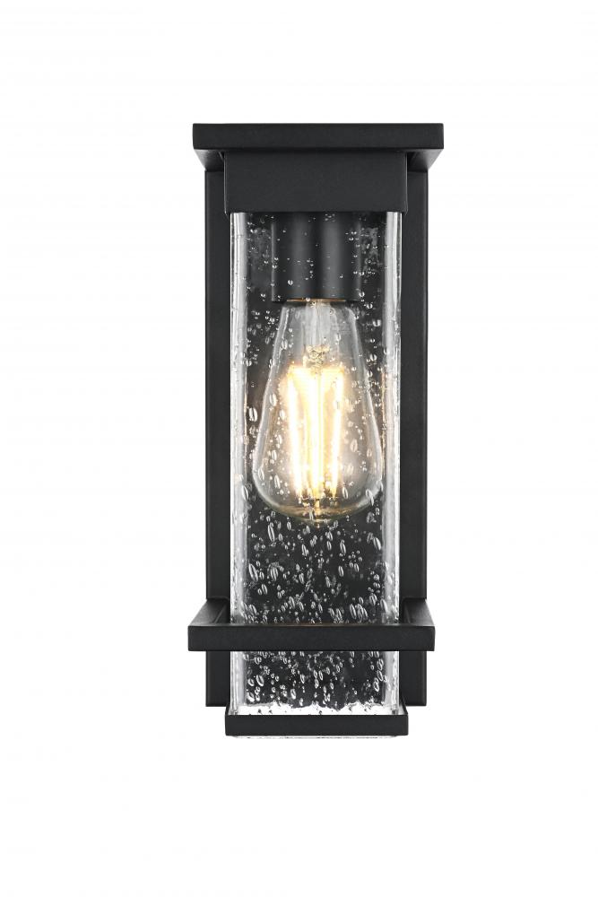 Harper 7 inch Outdoor Pendant in Black