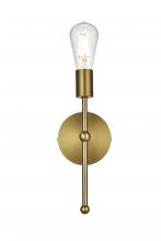 Elegant LD2356SG - Keely 4.5 inch Wall Sconce in Satin Gold