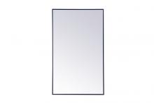 Elegant MR43660BL - Metal Frame Rectangle Mirror 36 Inchx60 Inch in Blue