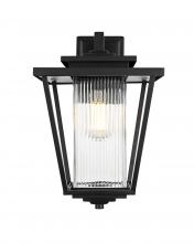 Elegant OD305W16BK - York 7 inch Outdoor Pendant in Black