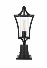 Elegant OD311P19BK - Belgrade 7 inch Outdoor Pendant in Black