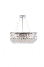 Elegant V2032D24C/RC - MaxIme 12 Light Chrome Chandelier Clear Royal Cut Crystal