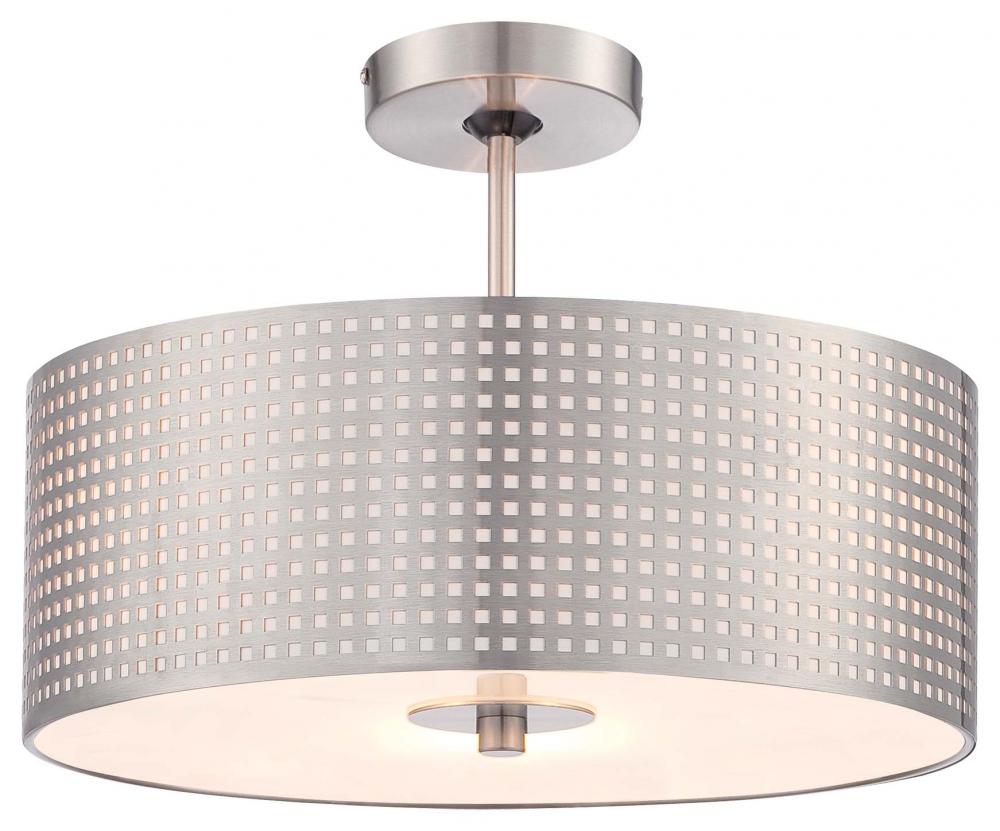 3 LIGHT SEMI FLUSH MOUNT