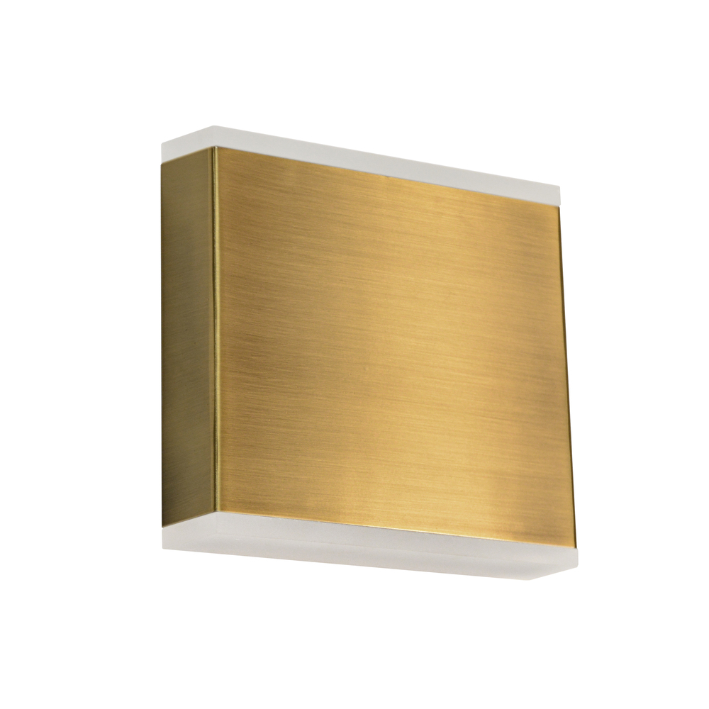 15W Wall Sconce, AGB w/ Acrylic Diffuser