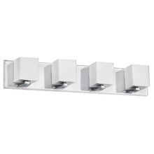 Dainolite V1230-4W-PC - 4 Light Vanity, Polished Chrome, Frosted White Glass