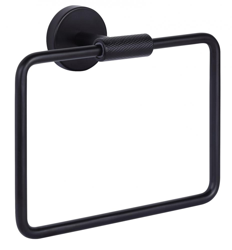 Bath Accessories, VAREN, BA108A09BK, MBK Color, Towel Ring, 8.625" W x 6.5" H x 3" D