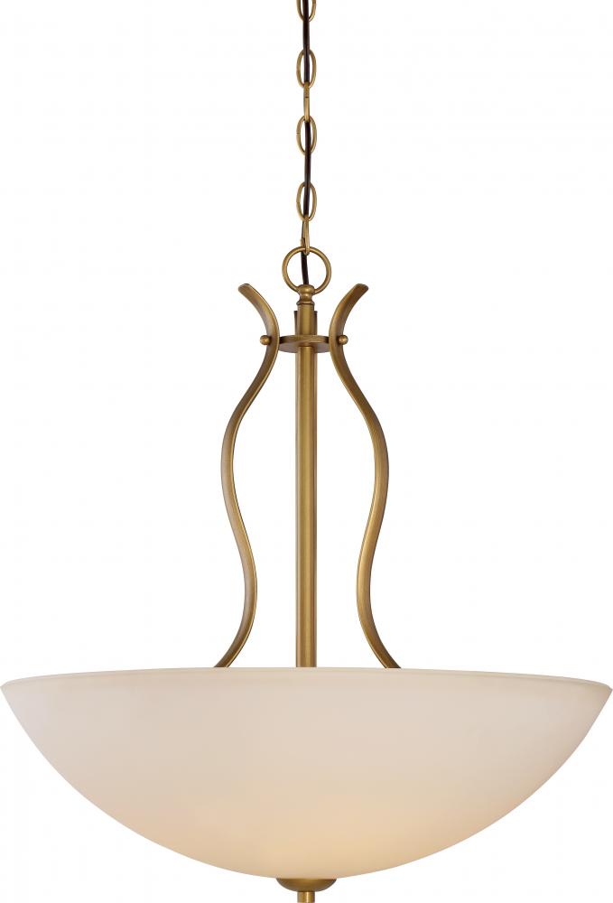 Dillard - 4 Light Pendant with White Glass