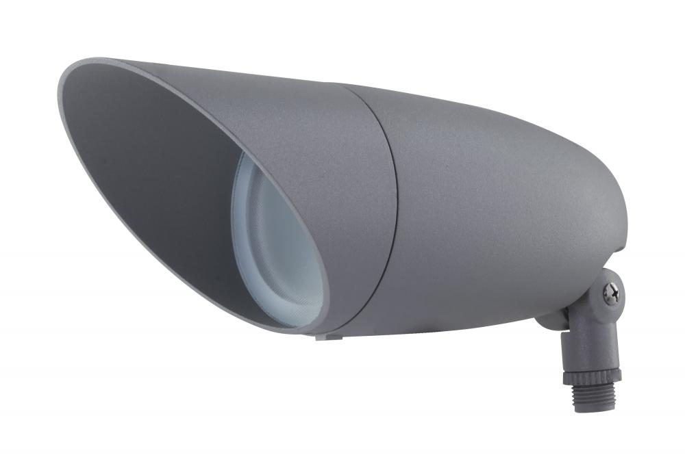 LED Landscape Flood 12 Watt; 3000K; Light Gray Finish