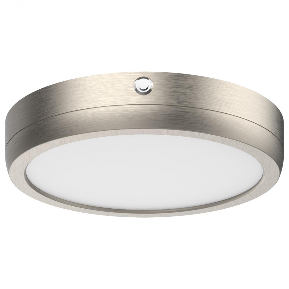 Blink Pro; EM Battery Backup; 9 Inch; Round Shape; Brushed Nickel Finish