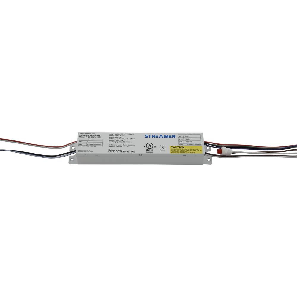 Add on Emergency Backup Battery for Linear Strip Lights; 8 Watt; 1000 LM; 90 min. Run Time; 100-347