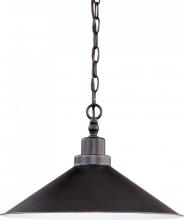 Nuvo 60/1707 - Bridgeview - 1 Light Pendant - Mission Dust Bronze Finish