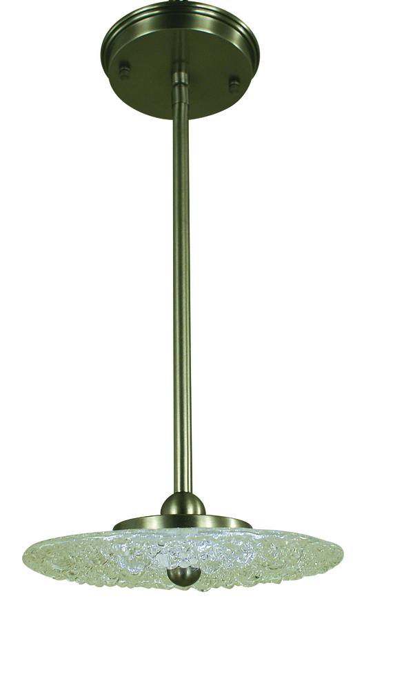 1-Light Brushed Nickel Celeste Mini Pendant