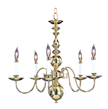 Framburg 9126 MB - 5-Light Mahogany Bronze Jamestown Dining Chandelier