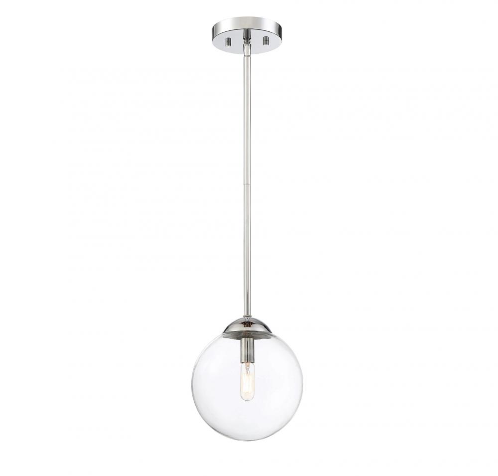 1-Light Mini Pendant in Chrome