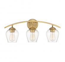 Savoy House Meridian M80032NB - 3-Light Bathroom Vanity Light in Natural Brass