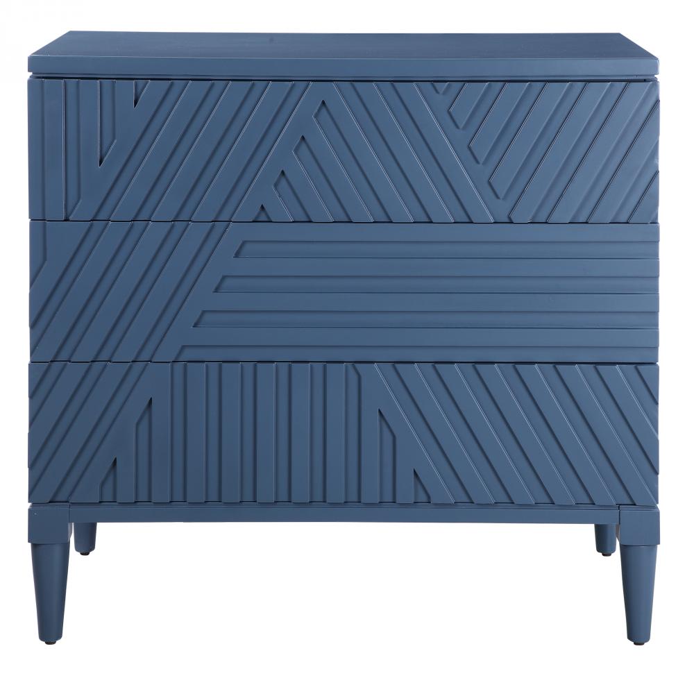 Uttermost Colby Blue Drawer Chest