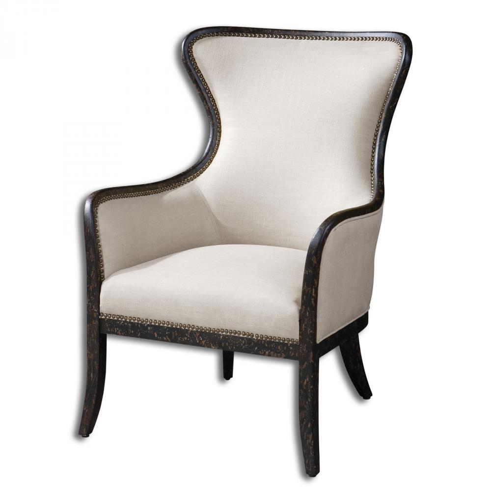 Uttermost Sandy Wing Back Armchair