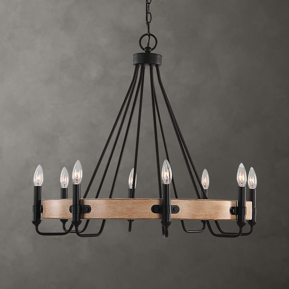 Deschutes 8 Light Farmhouse Chandelier