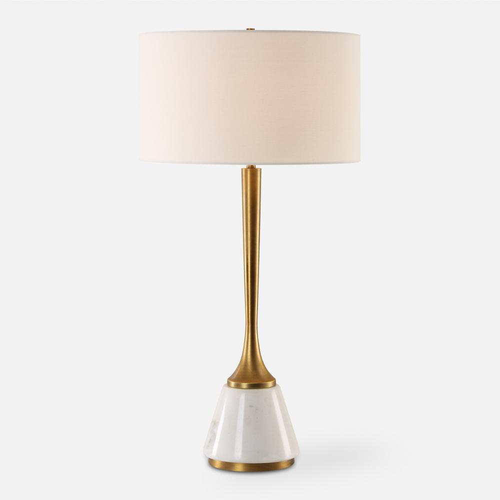 Avola White Marble Table Lamp