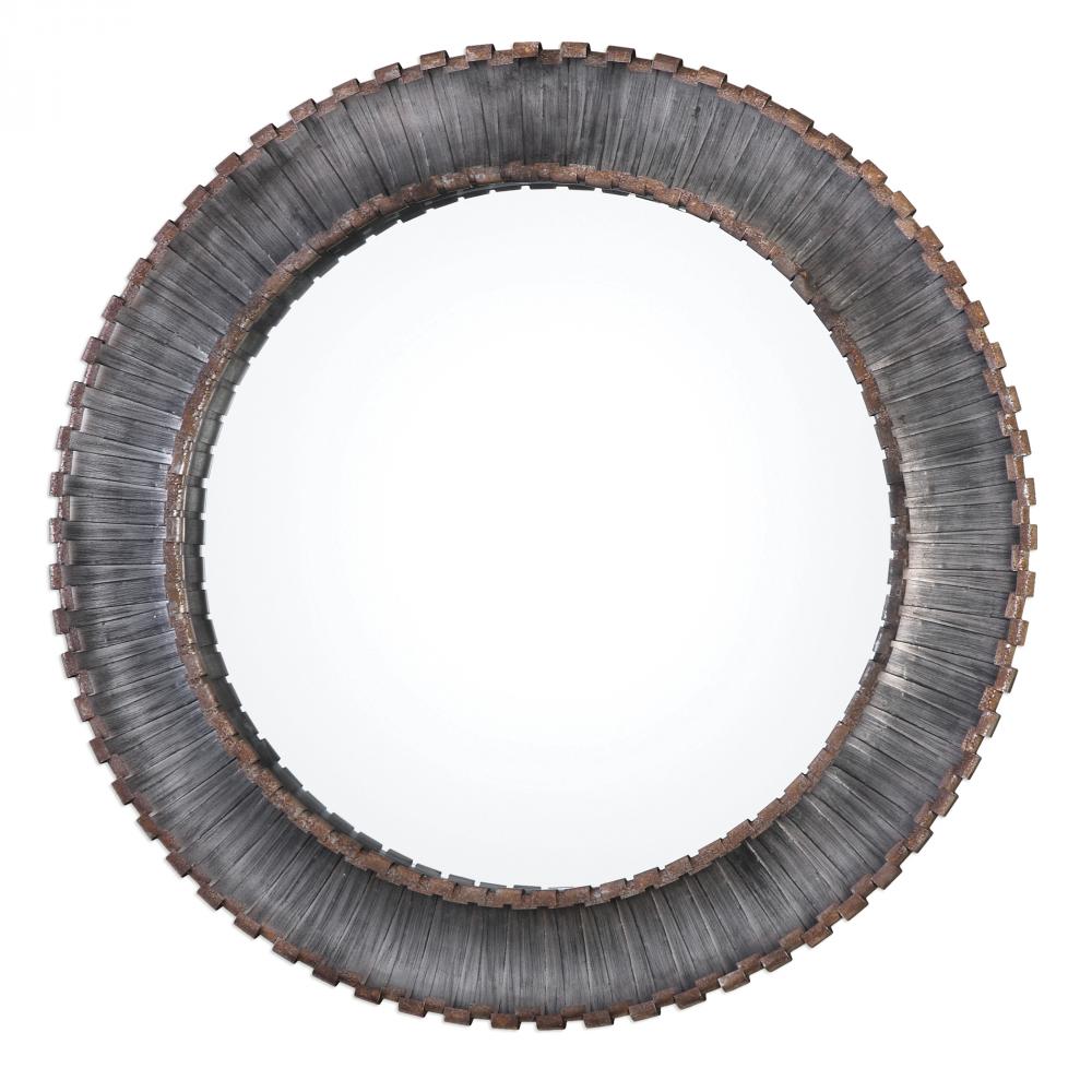 Uttermost Tanaina Silver Round Mirror