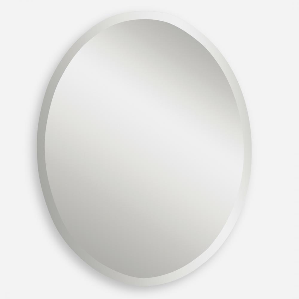 Uttermost Frameless Vanity Oval Mirror