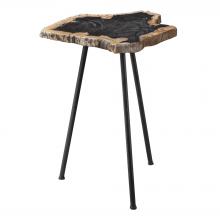 Uttermost 25461 - Mircea Petrified Wood Accent Table